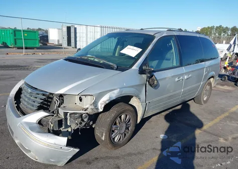 2005 Chrysler Town & Country Limited из США, поврежденный, VIN 2C8GP64L25R548143